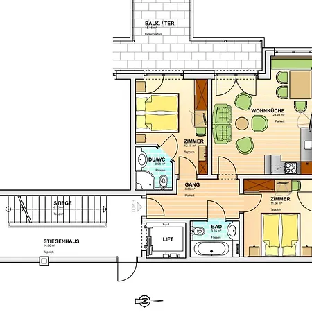 A Casa Residenz Apartment Solden